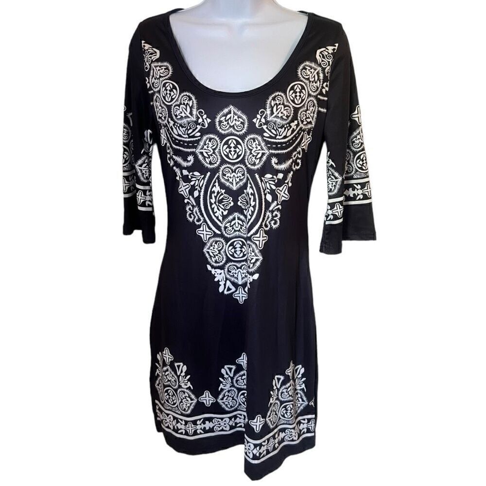 Swimsuit Cover Up Black and White